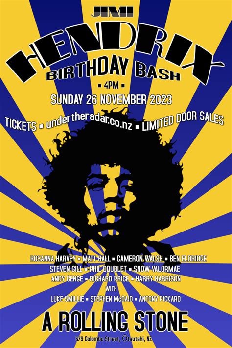 Jimi Hendrix Birthday Bash Soundsgood