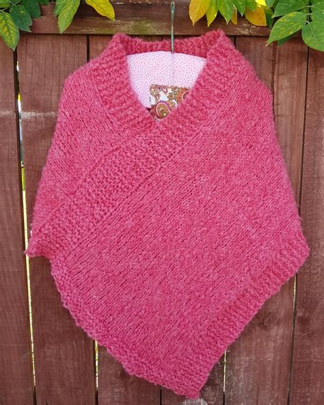 Knitted Poncho Pattern The Gatherer Of Time And Beauty