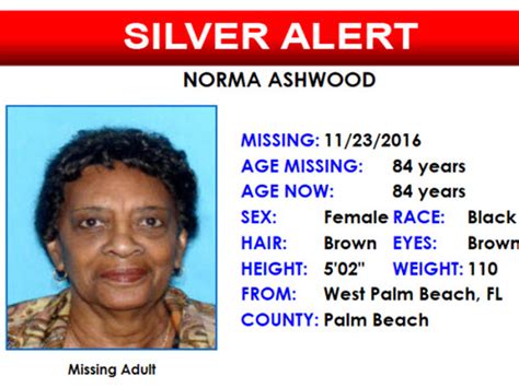 Silver Alert Issued For 84 Year Old Suburban West Palm Beach Woman