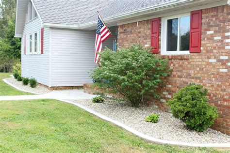 Improving Our Curb Appeal A Diy Landscape Project In 2021 Landscape