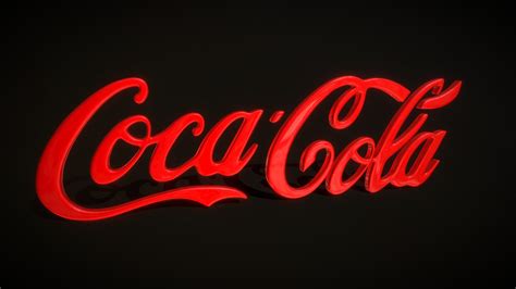 Coca Cola Logo Buy Royalty Free 3d Model By Gabriel Diego Gabrieldi