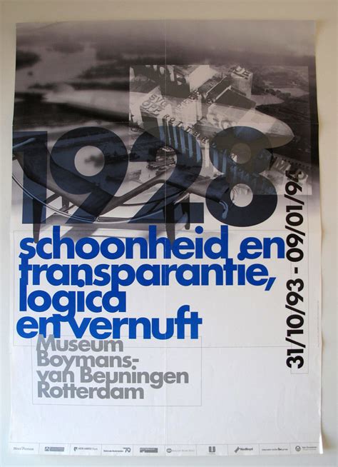Poster Boijmans 8vo Poster For Exhibition Boijmans Van B Flickr