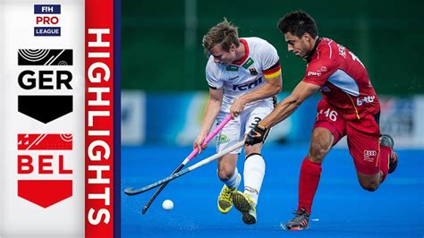 This page shows the detailed table for a competition. Germany v Belgium | Week 21 | Men's FIH Pro League ...