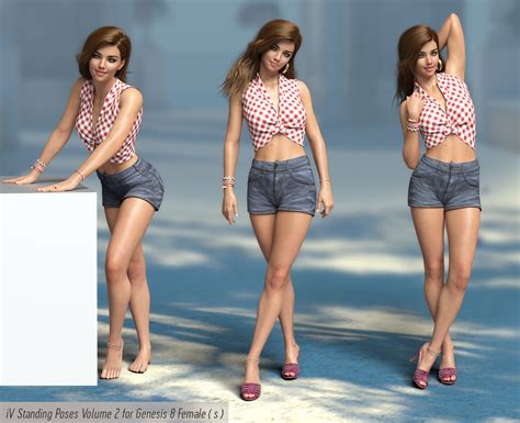 IV Standing Pose Collection Version 2 For Genesis 8 Female S Daz 3D
