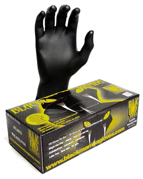 Nitrile Gloves Black Mamba Xl Extra Large Box Of 100