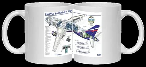 Photo Mug Of Sukhoi Superjet 100 Cutaway Poster