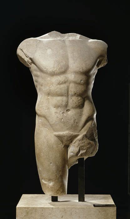 Torso De Apolo Arcaico Walter Ferrarotti Grecia Antigua Escultura