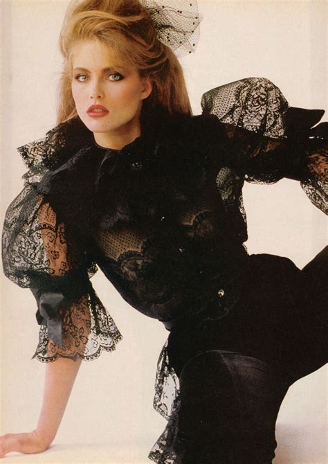 Kim Alexis Early 80s 1980s Fashion 80s Fashion 1980s Fashion Trends