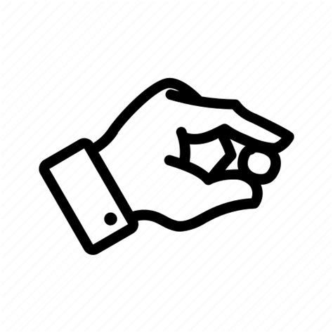 Finger Hand Pick Tiny Icon Download On Iconfinder