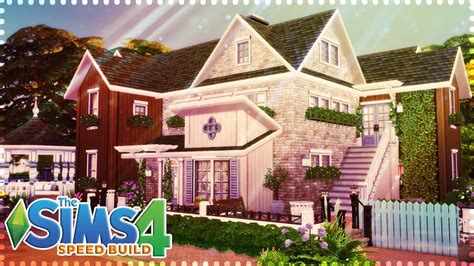 Domy W The Sims 4 Bez Dodatków - #44 Speed Build - Dom dwurodzinny [BEZ MODÓW] The Sims 4 - YouTube