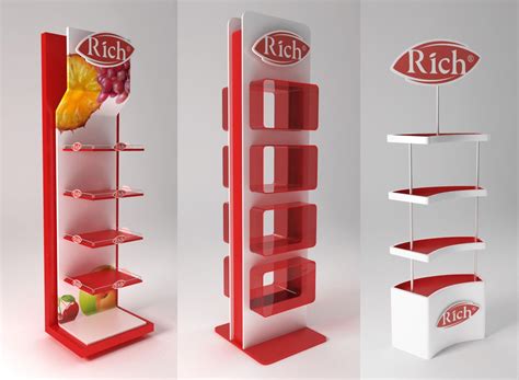 Product Stand On Behance Display Shelf Design Store Fixtures Design