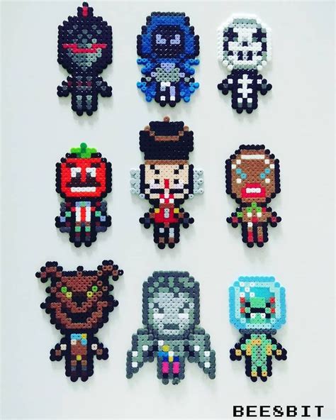 Image Result For Fortnite Perler Beads Patterns Perler Bead Art Hama