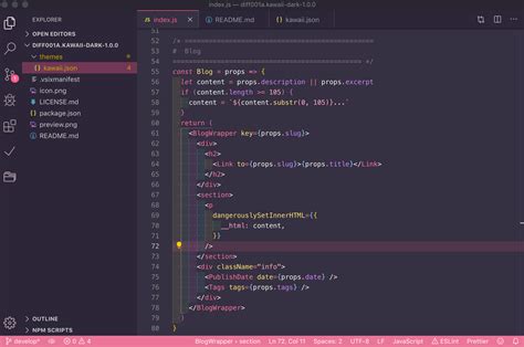 GitHub Diff A KawaiiTheme A Sweet Theme For VSCode