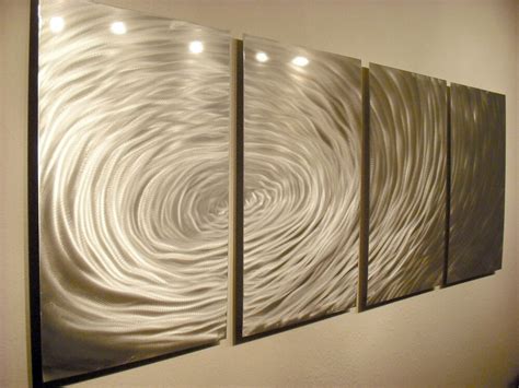 Abstract Metal Wall Art Contemporary Modern Decor
