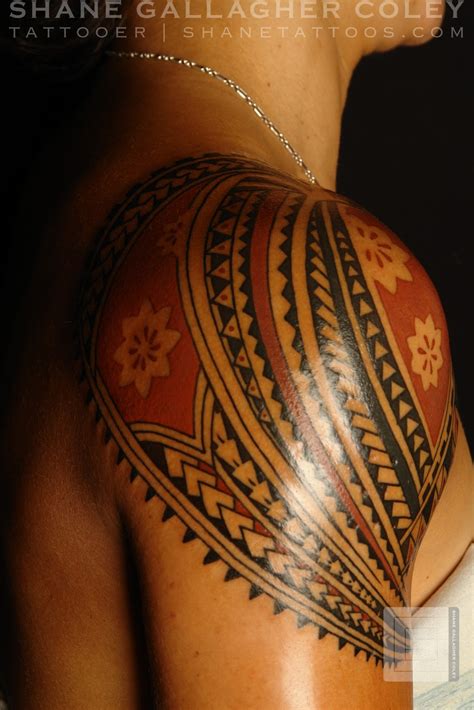 Maori Polynesian Tattoo Polynesian Shoulder Tattoo