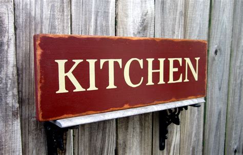 Kitchen Sign Kitchen Wall Decor Rustic Country Primitive