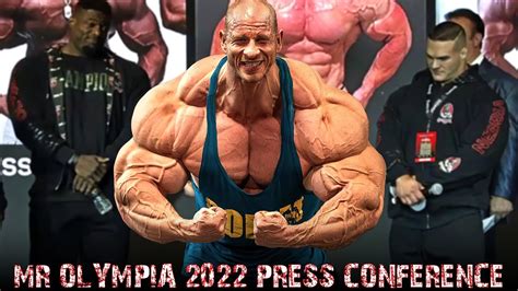 Mr Olympia 2022 Michal Krizo Showed His Massive Physique At Mr Olympia 2022 Press Conference