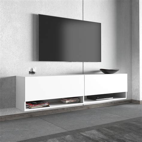 Ebern Designs Didimo Floating Tv Stand Up To 80 Inch Tv Wall Mounted