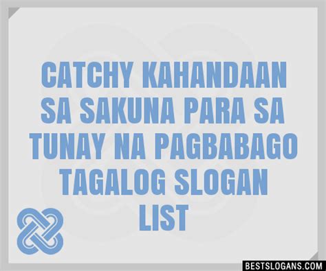 100 Catchy Kahandaan Sa Sakuna Para Sa Tunay Na Pagbabago Tagalog
