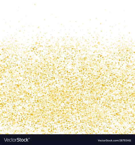 Gold Glitter Dot And White Empty Background Vector Image