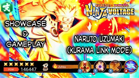 Showcase And Gameplay Naruto Uzumaki Kurama Link Mode