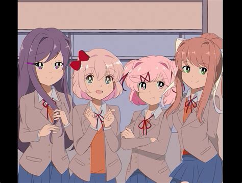 Now That Everyones Here We Can Form Our Club Doki Doki Literature Club Literature Club