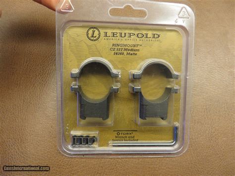 Leupold 54360 Scope Rings For Cz Model 527