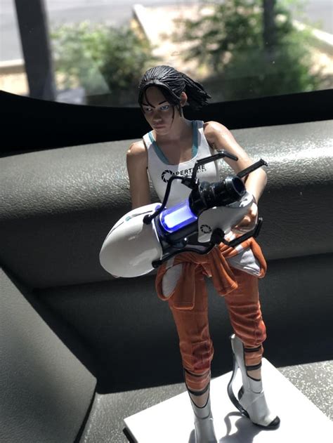 Just Got This Chell Figure The Portal Gun Is Genuinely Beautiful R