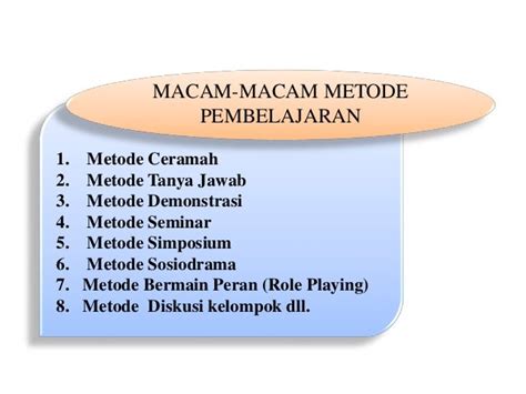 Macam Macam Model Pembelajaran Kurikulum 2013 Berkas Soalku