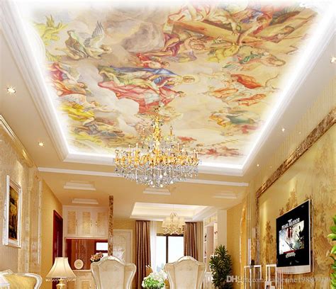 Shop wayfair for the best ceiling wallpaper. European Style Roof Painting Ceiling Ceiling Wallpaper ...