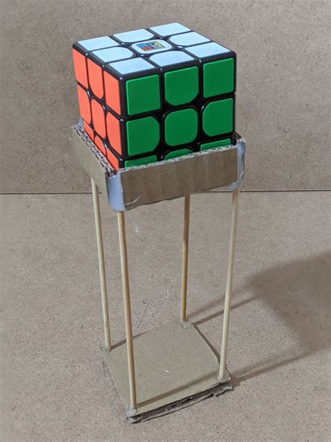 How To Make A Rubiks Cube Stand Version Two 3 Steps
