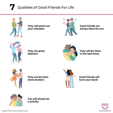 7 Qualities Of Good Friends For Life Themindfool Perfect Medium For