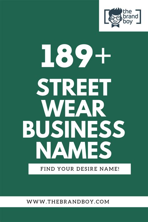 Maybe you would like to learn more about one of these? 389+ Creative Street Wear Company Names Ideas (With images ...