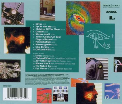 The Alan Parsons Project Eye In The Sky 25th Anniversary Edition Cd