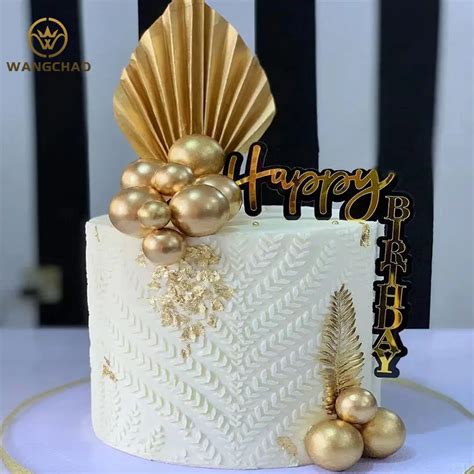 Shine With Cake Decorations Gold For A Luxurious Look