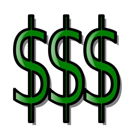 Dollar Sign Clip Art Money Signs Png Download 958958 Free