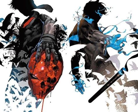 Red Hood And Nightwing Nightwing And Red Hood Superhero Dc Comics Art