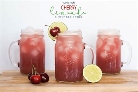 Easy To Make Homemade Cherry Limeade Recipe