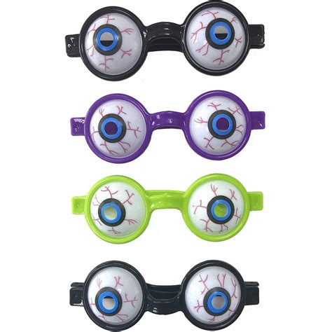 Halloween Trick Or Treat Eyeball Glasses 4 Pack Woolworths