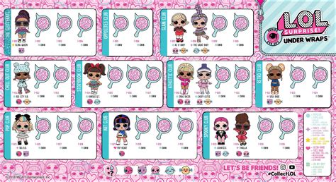 Lol Surprise Series 4 Eye Spy Dolls Tots Wave 1 Collector Guide List