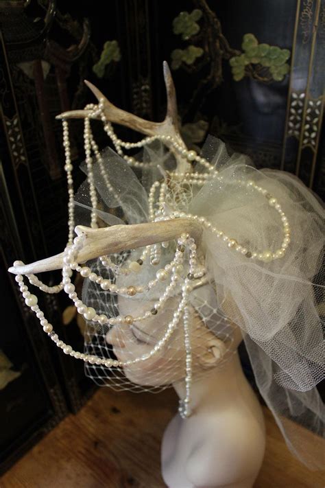 Artemis Bride Ethically Sourced Antler Headdress With Etsy Fairy