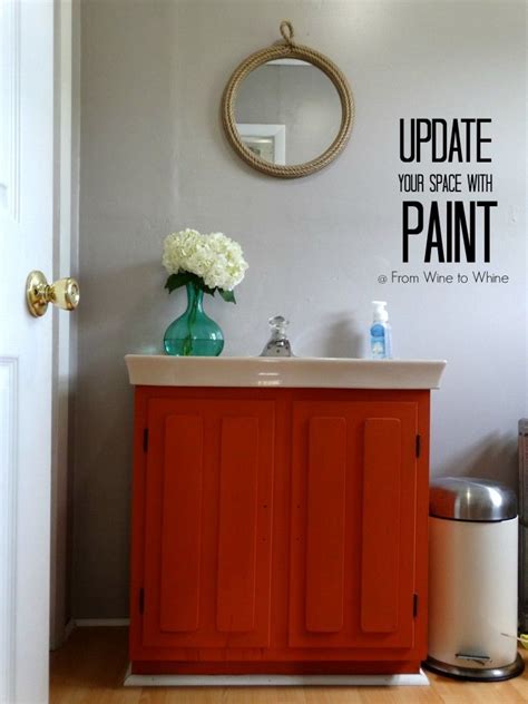 It is a hub of activity, and thus one of the most important spots in your home. update your space with paint (With images) | Bathroom ...