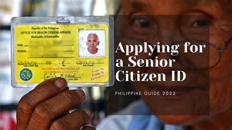 How To Apply For A Senior Citizen Id In The Philippines The Pinoy Ofw
