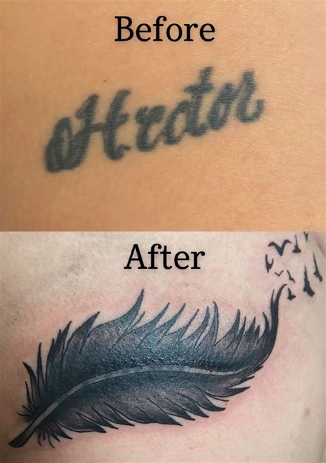 Update Cover Up Feather Tattoo Best In Cdgdbentre