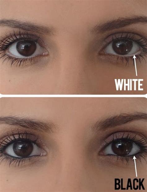 Easy Eye Makeup Tips That Anyone Can Do White Eyeliner Makes Your