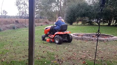 Crazy Wild Child Driving A Lawn Mower Youtube