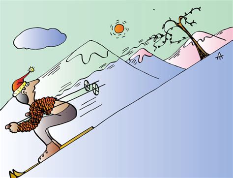 Skier Van Alexei Talimonov Sports Cartoon Toonpool