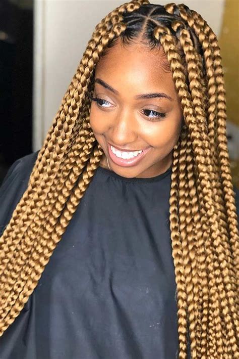Check out 11 curtained haircuts and styles for all hair types, even waves. Protective & Stylish Box Braids: How To Do, Style, And ...