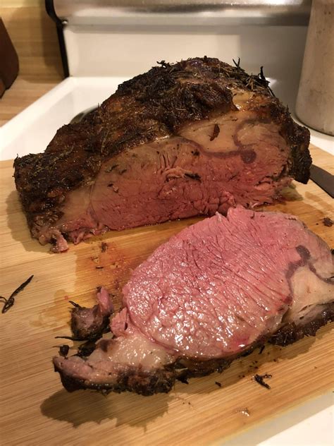 If you want to error on the generous side. Homemade Herb Butter Prime Rib : food