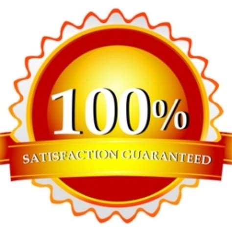 100 Satisfaction Guaranteed Logo Freevectors
